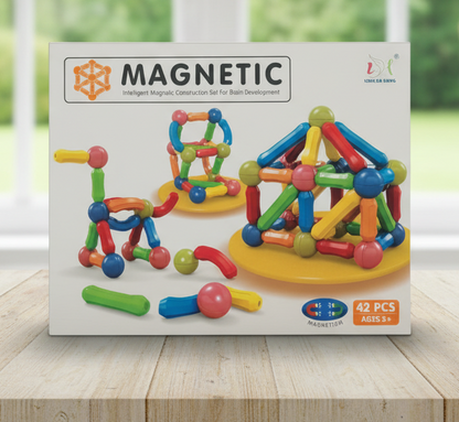 MAGNETIC Intelligent Magnetic Construction Set For Kids Brain Development
