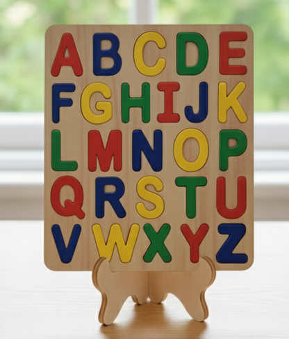 Early Learning Wooden Board Combo – Fun with Shapes, Letters & Numbers (5in1)