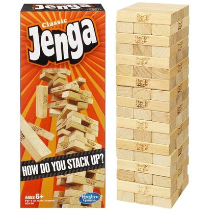 Jenga Classic Wood Block Set(54 Pieces)