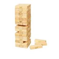 Jenga Classic Wood Block Set(54 Pieces)